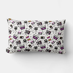 Music player,tape recorder,videotape,movie camera, lumbar pillow