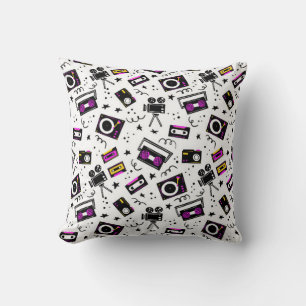 Music player,tape recorder,videotape,movie camera, throw pillow