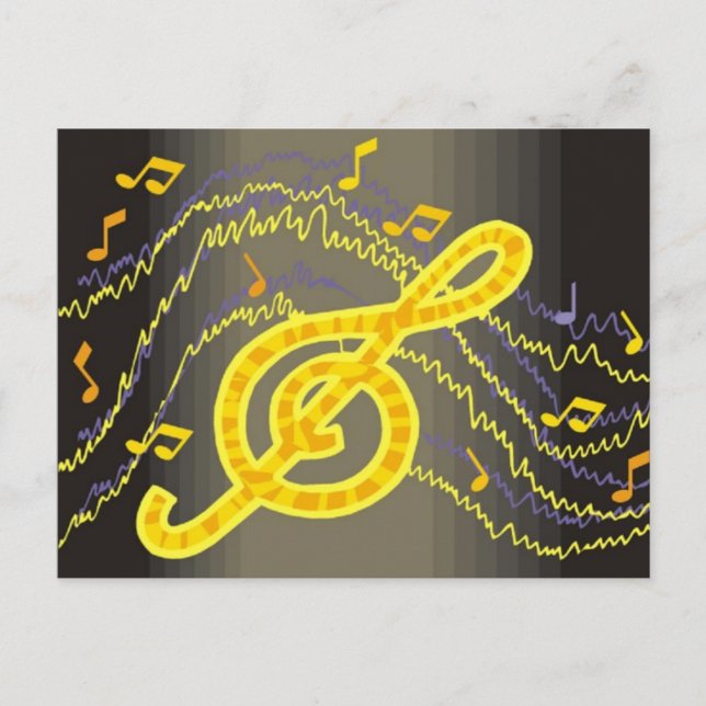 Music Postcard (Front)