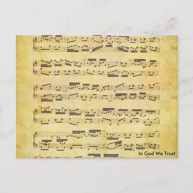 Music postcard 24 (Front)