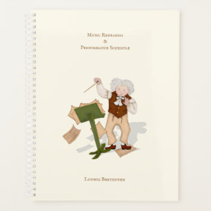 Music Practice & Performance Schedule Personalized Planner