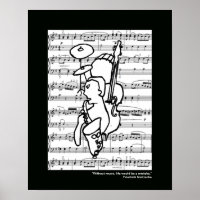 Music print for walls