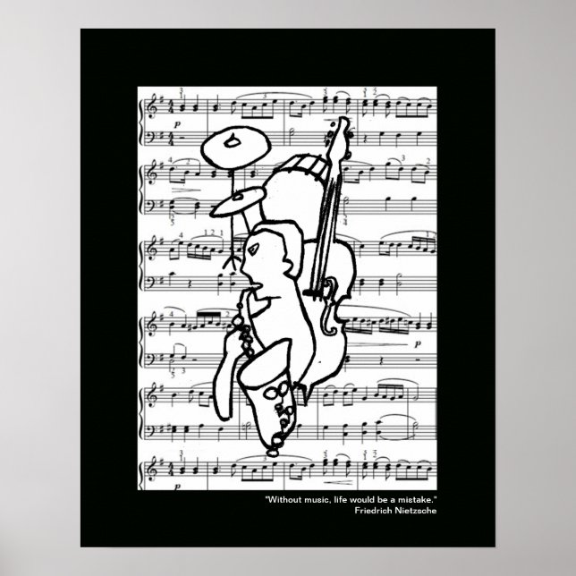 Music print for walls (Front)