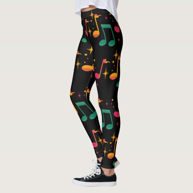 Music Print Leggings (Left)