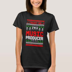 Music Producer Chirstmas Composer Record Musician T-Shirt