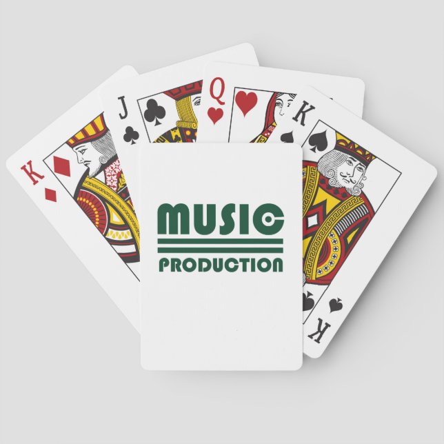 Music Production Playing Cards (Back)