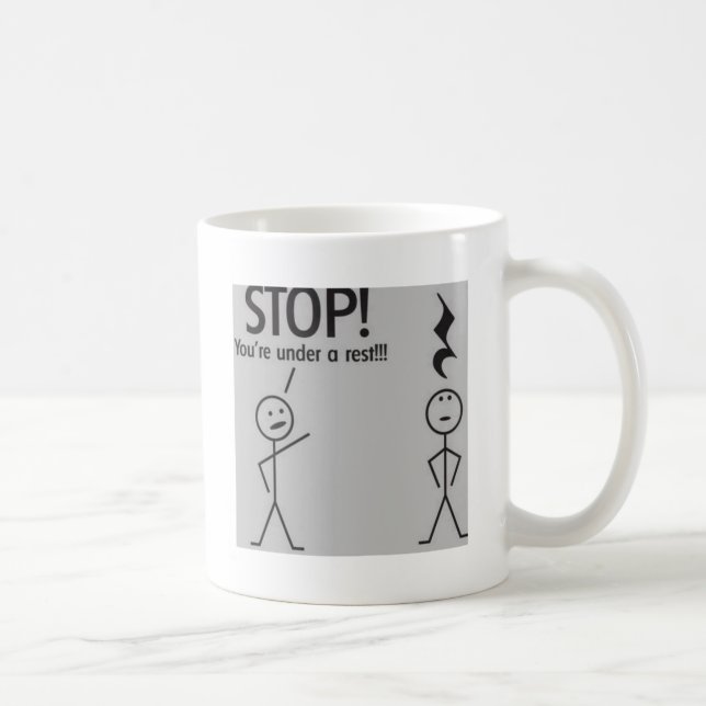 Music Puns Coffee Mug (Right)