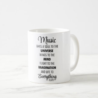 Music quote coffee mug