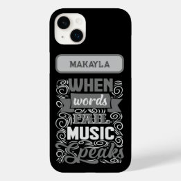 Music Quote Gift Phone / iPad case