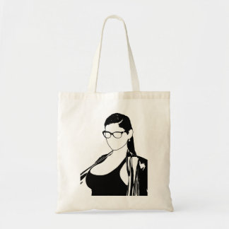 Music Retro Portrait Mia Khalifa And White Gifts M Tote Bag