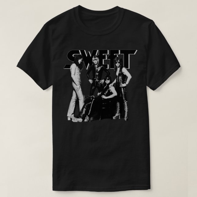Music Retro The Sweet Band Funny Graphic Gift T-Shirt (Design Front)