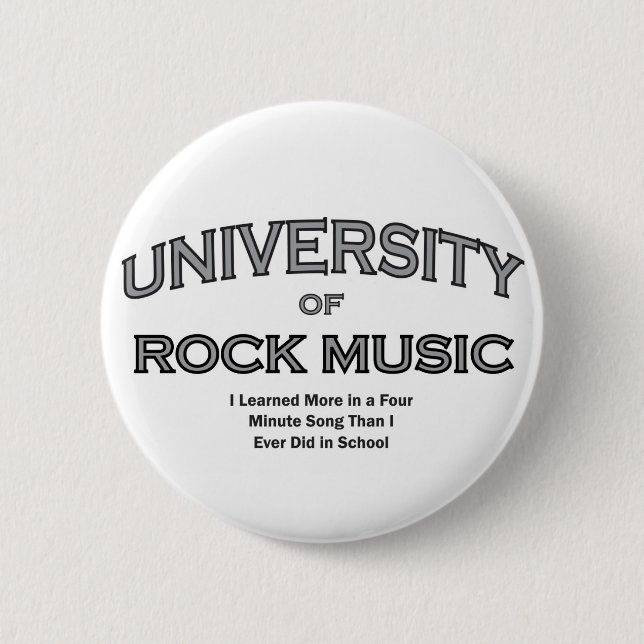 MUSIC-ROCK MUSIC 2 INCH ROUND BUTTON (Front)