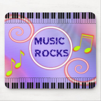 Music Rocks! Mouse Pad