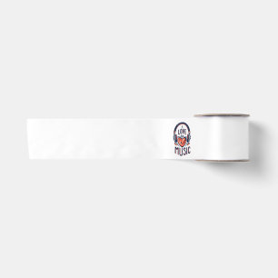 music satin ribbon