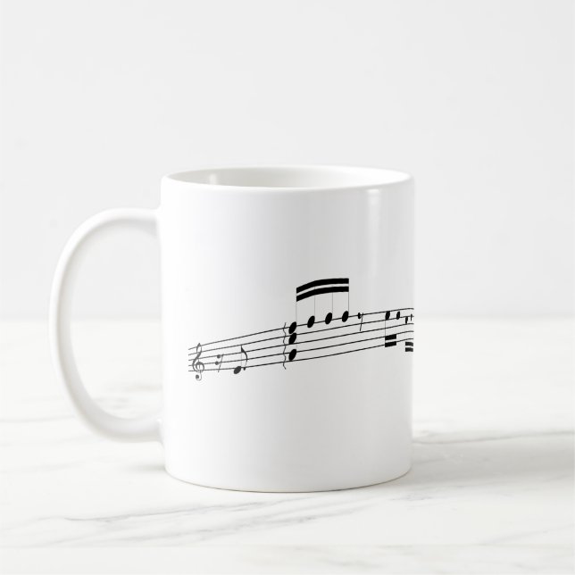 Music Score Coffee Mug (Left)