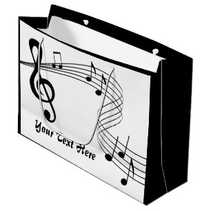Music Score Large Gift Bag
