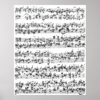 Music Score of Johann Sebastian Bach
