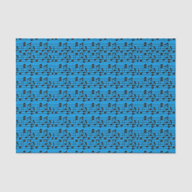 Music sheet blue and black (Front)