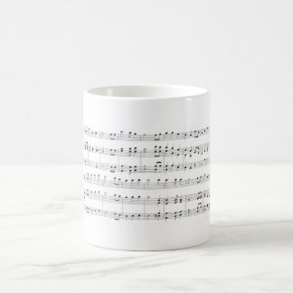 Music Sheet Coffee Mug