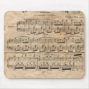 Music Sheet Mouse Pad