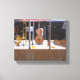 Music Shop Canvas Print