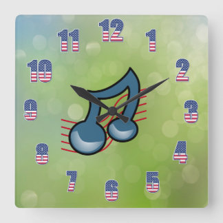 Music sign clock