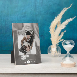 Music Song Artist Couple Photo Plaque