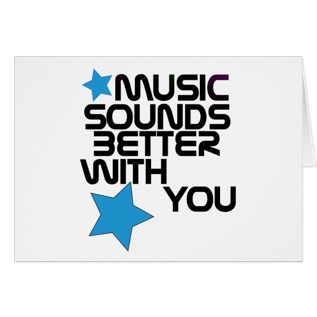 Music Sounds Better With You (Front Horizontal)