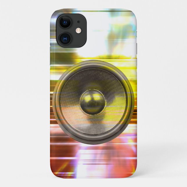 Music speaker and party lights Case-Mate iPhone case (Back)
