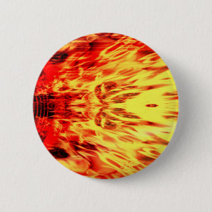 Music speaker with flames 2 inch round button