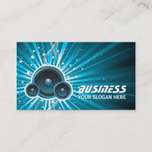 Music Speakers Business Card