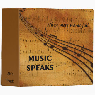 Music Speaks - 01 Binder