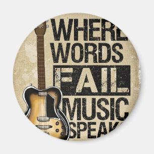 music speaks magnet