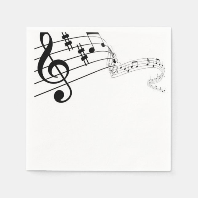 Music Speaks Napkins (Front)