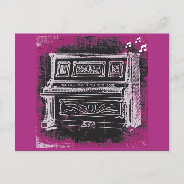 Music Speaks Postcard (Front)