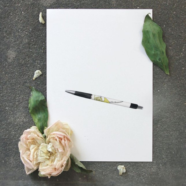 Music Staff and French Horn Drawing with Initials Pen (Creator Uploaded)