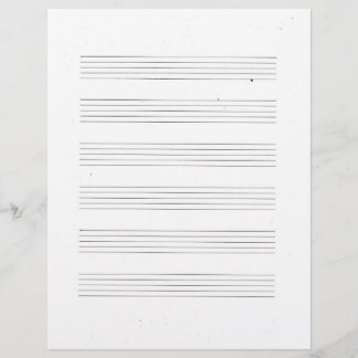 Music Staff Paper