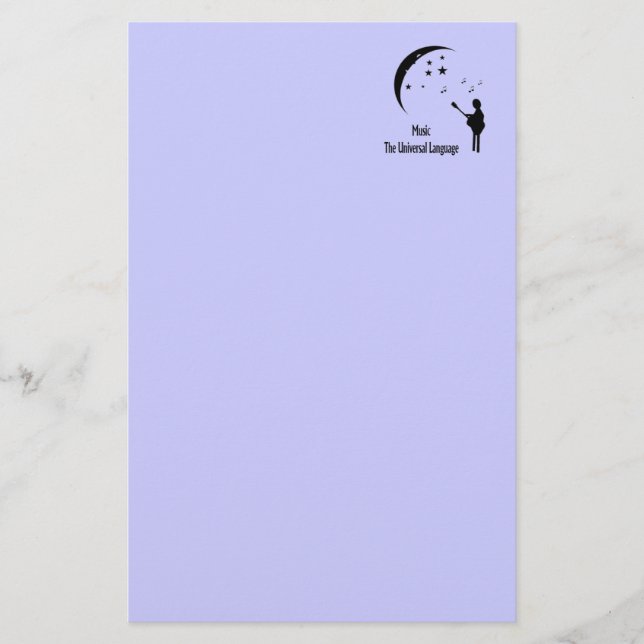 Music Stationary Stationery (Front)