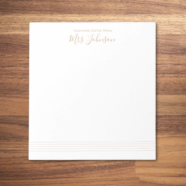 Music Stave Teacher Notes Elegant Script (Creator Uploaded)