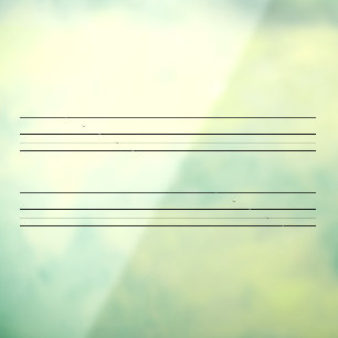 Music Staves for Writing Music Dry Erase Decal