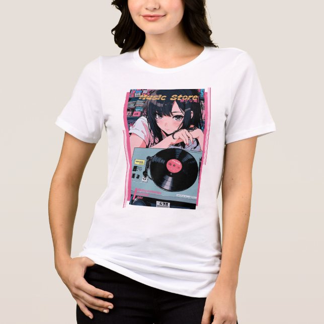 Music store Tri-Blend shirt (Front)