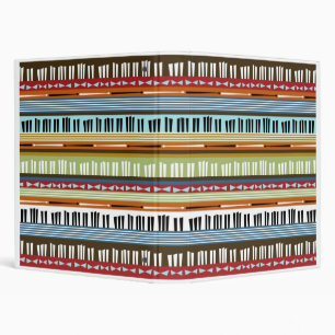 Music Stripes Binder