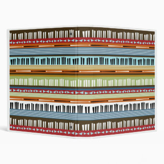 Music Stripes Binder