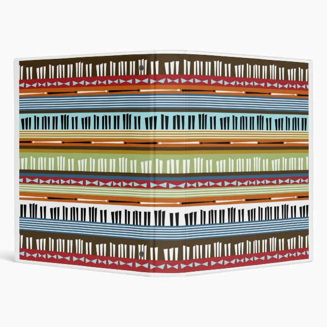 Music Stripes Binder (Background)