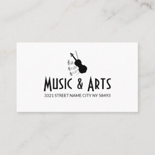 Music Studio Instructor  Business Card