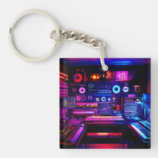 Music Studio Keychain