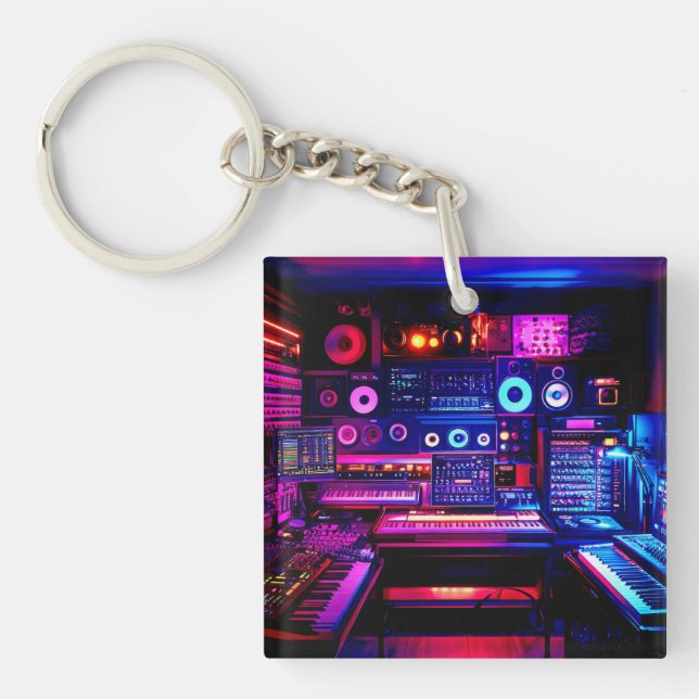 Music Studio Keychain (Front)
