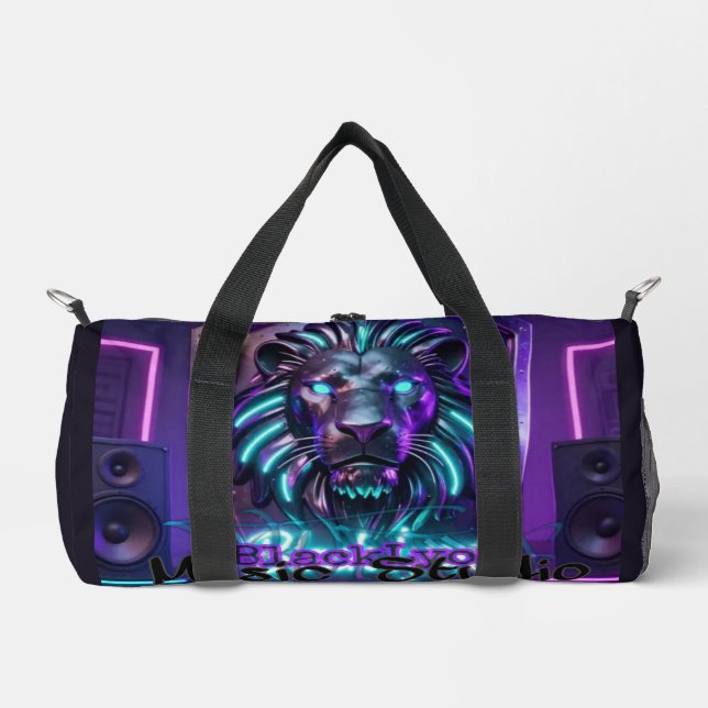 Music studio love duffle bag (Front)