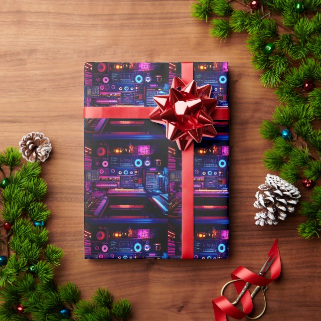 Music Studio Wrapping Paper (Holiday Gift)