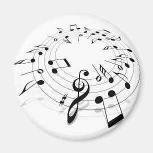 Music Swirl Magnet